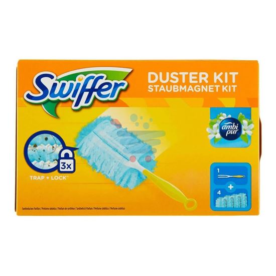 SWIFFER DUSTER KIT NUOVO 4 DUSTER + 1 MANICO