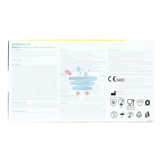 BERICAH GUANTI SENSICHLOR LATTICE SENZA POLVERE MISURA XL