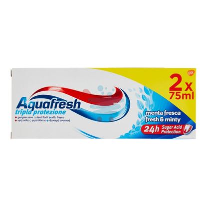 AQUAFRESH DENTIFRICIO TRIPLA PROTEZIONE 2 PEZZI 75ML