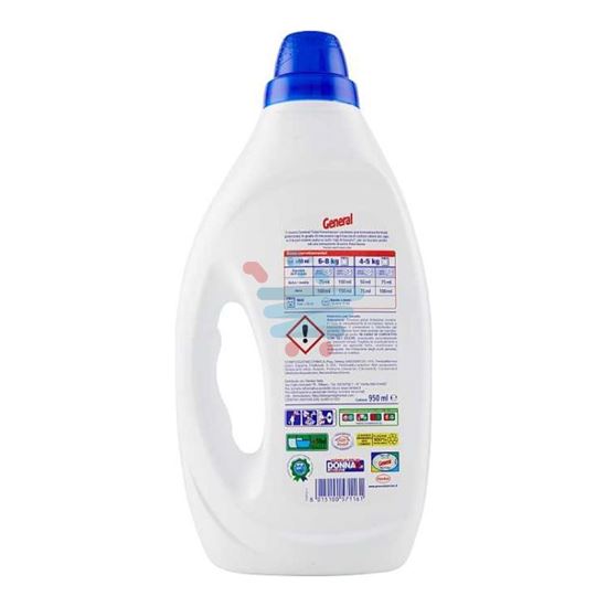 GENERAL DETERSIVO LAVATRICE LIQUIDO TOTAL FRESCHEZZA 19 LAVAGGI  950 ML