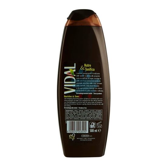 VIDAL BAGNO OLIO DI ARGAN E SPEZIE 500ML