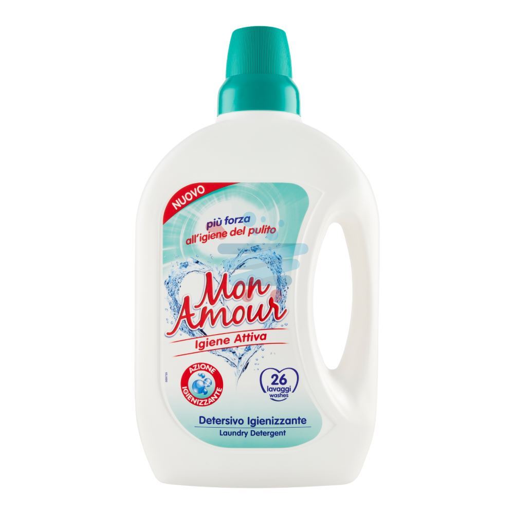 MON AMOUR DETERSIVO LAVATRICE LIQUIDO IGIENIZZANTE 1560ML