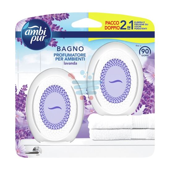 AMBIPUR BAGNO LAVANDA 2 PEZZI