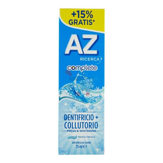 AZ COMPLETE DENTIFRICIO+COLLUTTORIO WHITENING 75ML