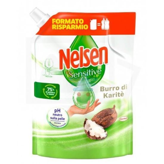 NELSEN DETERSIVO PIATTI ECORICARICA  KARITE' 1800ML