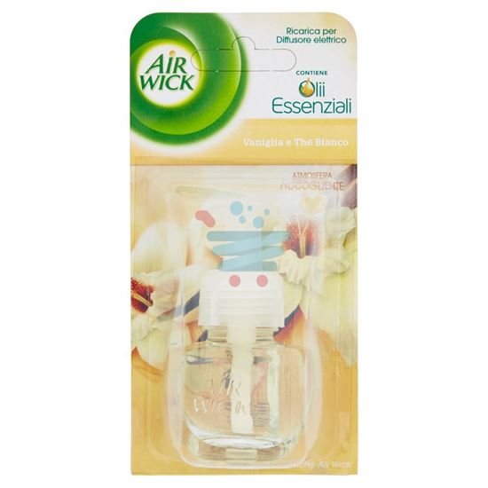 AIR WICK RICARICA ELETTRICO VANIGLIA E THE BIANCO 20ML