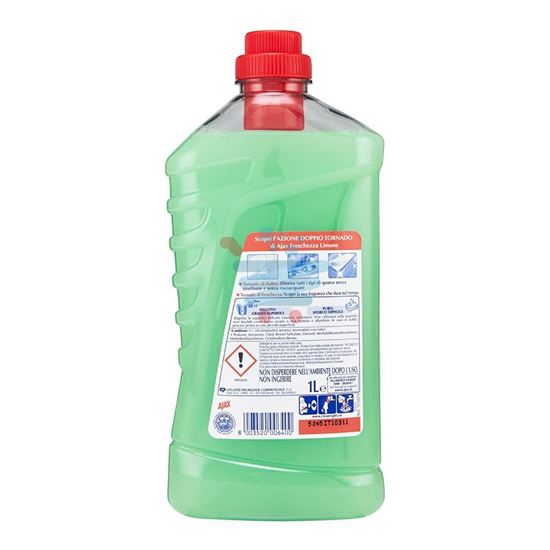 AJAX DETERGENTE LIQUIDO PAVIMENTO LIMONE 1LT