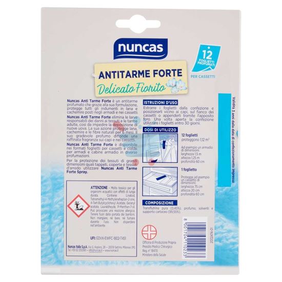 NUNCAS ANTITARME FORTE FRESCO FIORITO 12PZ