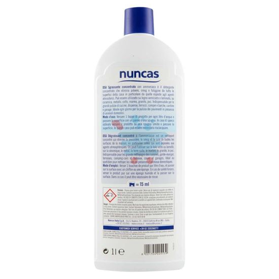 NUNCAS DSA SGRASSANTE CONCENTRATO CON AMMONIACA 1 LT