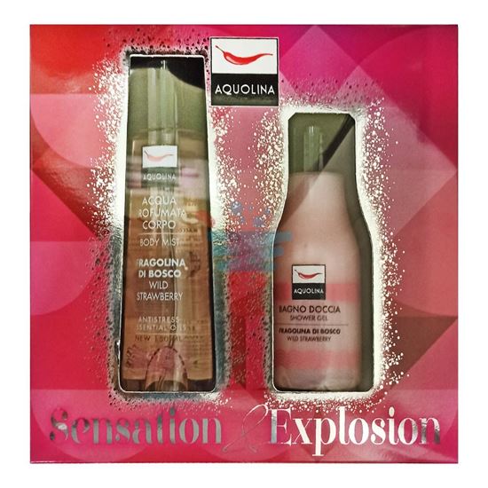 AQUOLINA CONFEZIONE FRAGOLINA DI BOSCO ACQUA PROFUMATA 150ML + SHOWER GEL 125ML