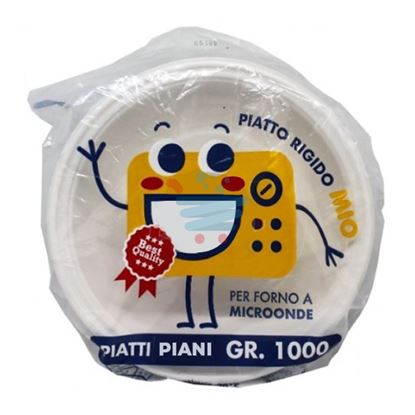 MIO PIATTI PLASTICA PIANI MICROONDE 1KG