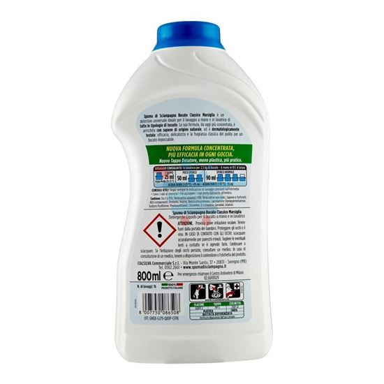 SPUMA DI SCIAMPAGNA DETERSIVO LAVATRICE LIQUIDO MARSIGLIA 800ML