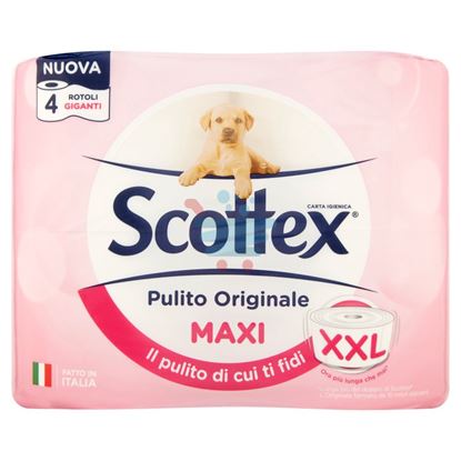 SCOTTEX CARTA IGIENICA MAXI 4 ROTOLI