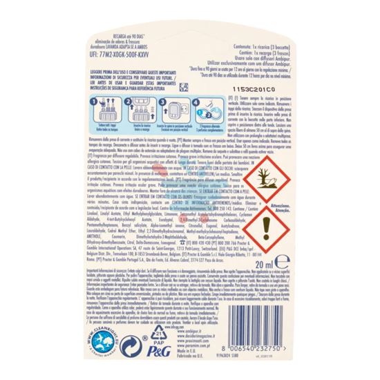 AMBIPUR NEW 3VOLUTION RICARICA LAVANDA 20ML