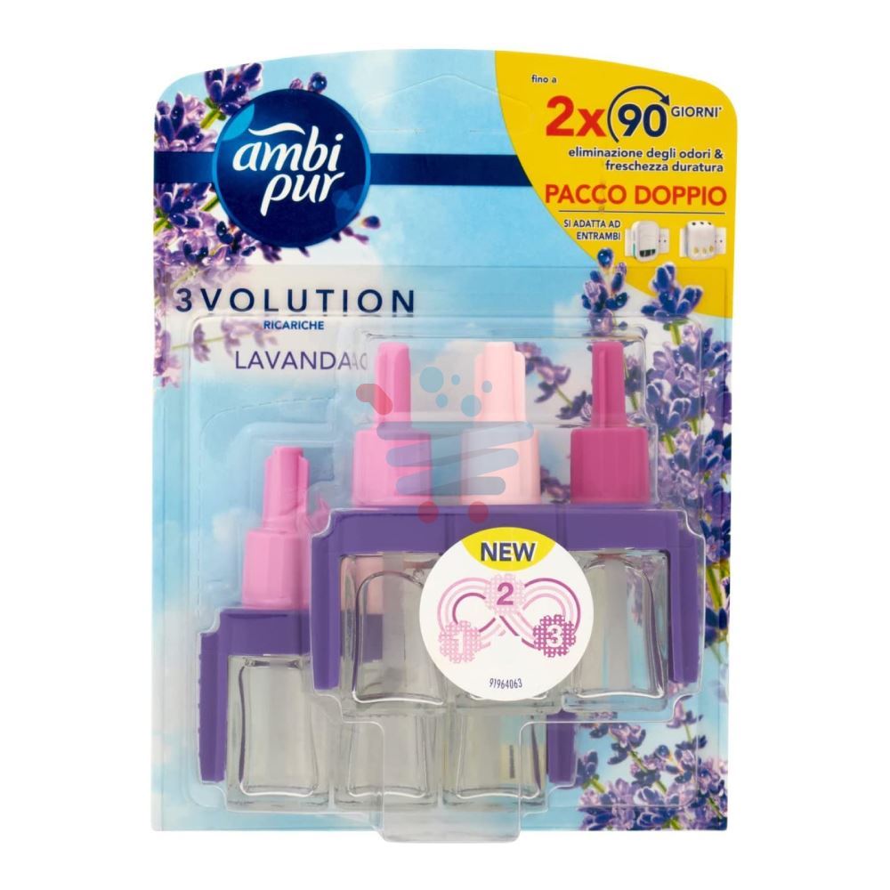 AMBIPUR 3VOLUTION RICARICA LAVANDA 2PZ 20ML