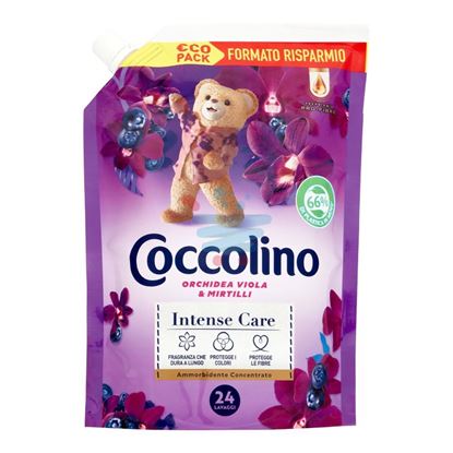 COCCOLINO AMMORBIDENTE BUSTA ORCHIDEA E MIRTILLI 600ML