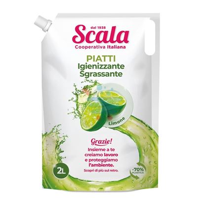 SCALA DETERSIVO PIATTI BUSTA LIMONE 2LT