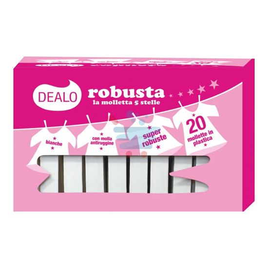 DEALO MOLLETTE ROBUSTA PLASTICA  20PZ