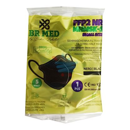 BRMED FFP2 NR MHMSK-S SMALL SIZE NERA