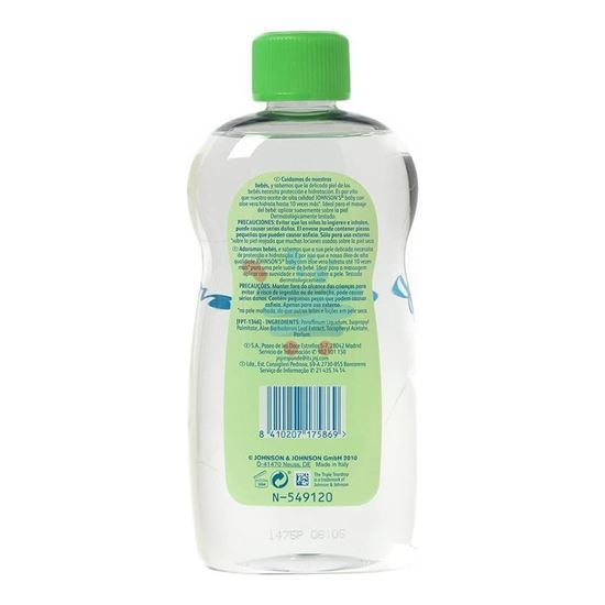 JOHNSON'S OLIO ALOE VERA 500ML