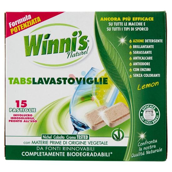 WINNI'S TABS LAVASTOVIGLIE 15 PEZZI