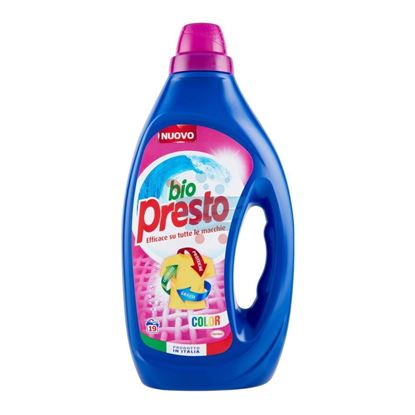 BIO PRESTO DETERSIVO LAVATRICE LIQUIDO COLOR 19 LAVAGGI  950ML