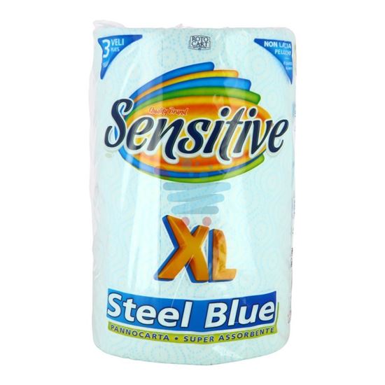 SENSITIVE  STEEL BLUE  XL PANNOCARTA MONOROTOLO