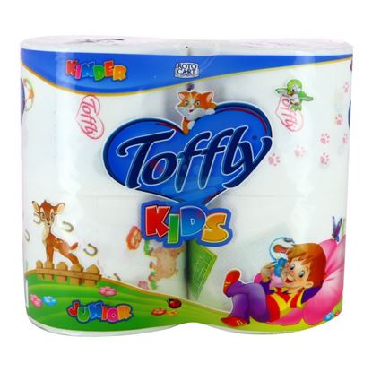 TOFFLY KIDS CARTA IGIENICA 3 VELI 4 ROTOLI