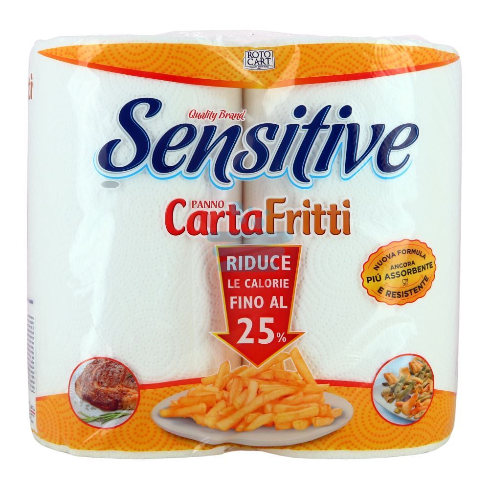 SENSITIVE PANNOCARTA FRITTI 3 VELI 2 ROTOLI