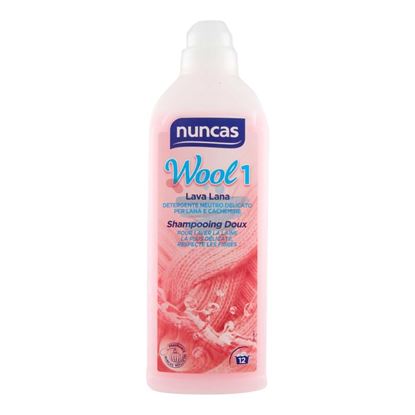 NUNCAS DETERSIVO BUCATO A MANO E LAVATRICE LIQUIDO WOOL 1 LANA E CAPI DELICATI 12 LAVAGGI 750 ML