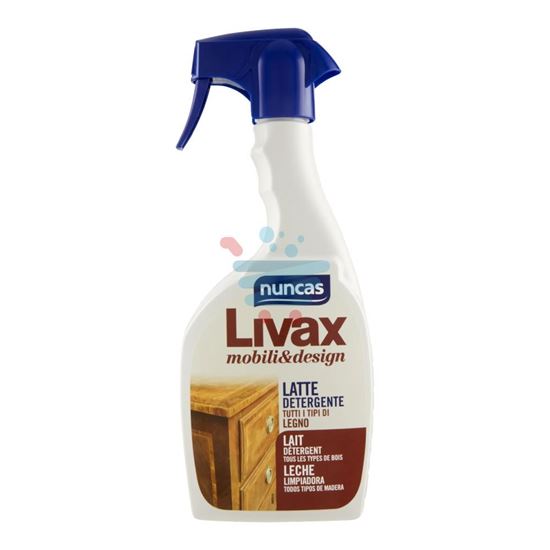 NUNCAS LIVAX MOBILI & DESIGN LATTE DETERGENTE PER TUTTI I TIPI DI LEGNO TRIGGER 500 ML