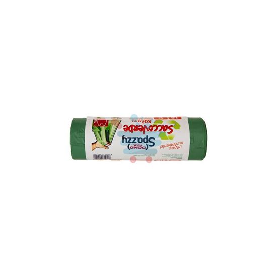 DOMOPAK SPAZZY SACCHETTI SPAZZATURA VERDE 70LT