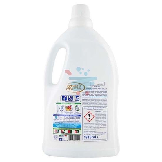 SPUMA DI SCIAMPAGNA DETERSIVO LAVATRICE LIQUIDO BIANCO PURO 33 LAVAGGI 1,815 LT