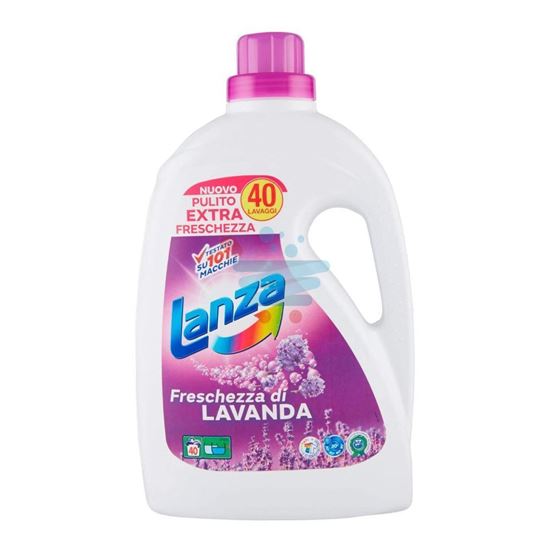 LANZA DETERSIVO LAVATRICE LIQUIDO LAVANDA  40 LAVAGGI 2 LT