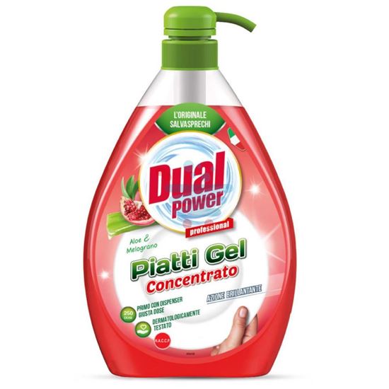 DUAL POWER DETERSIVO PIATTI GEL ALOE 1LT