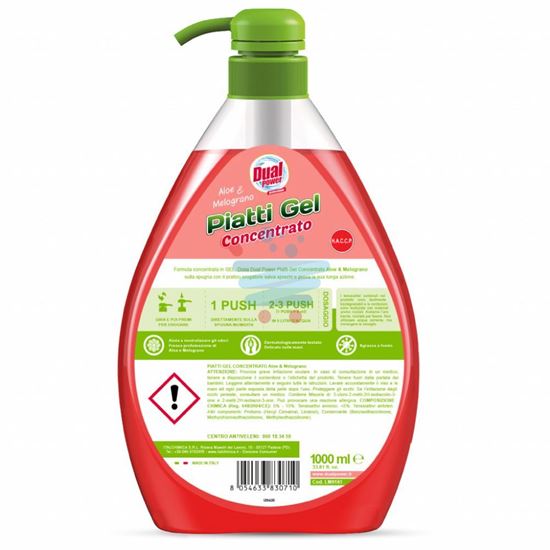 DUAL POWER DETERSIVO PIATTI GEL ALOE 1LT