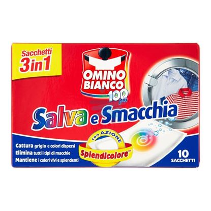 OMINO BIANCO SALVA E SMACCHIA ACCHIAPPA COLORE 10PZ