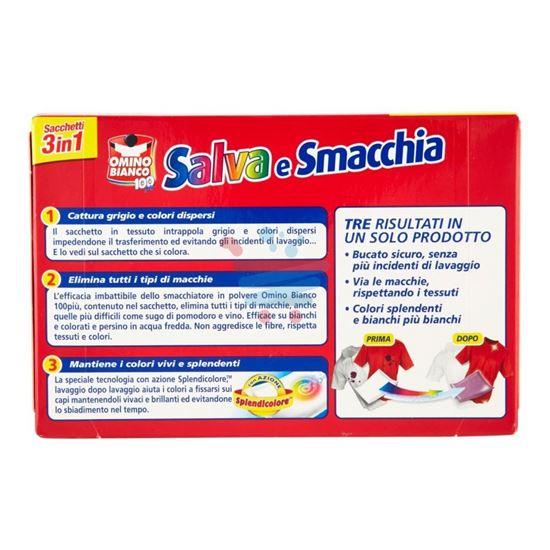 OMINO BIANCO SALVA E SMACCHIA ACCHIAPPA COLORE 10PZ