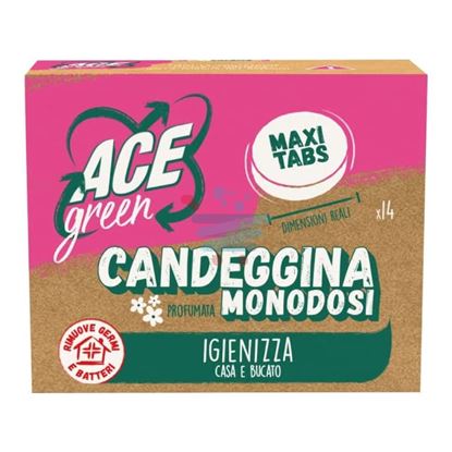 ACE GREEN CANDEGGINA MONODOSE TABS IGIENIZZANTE 14PZ