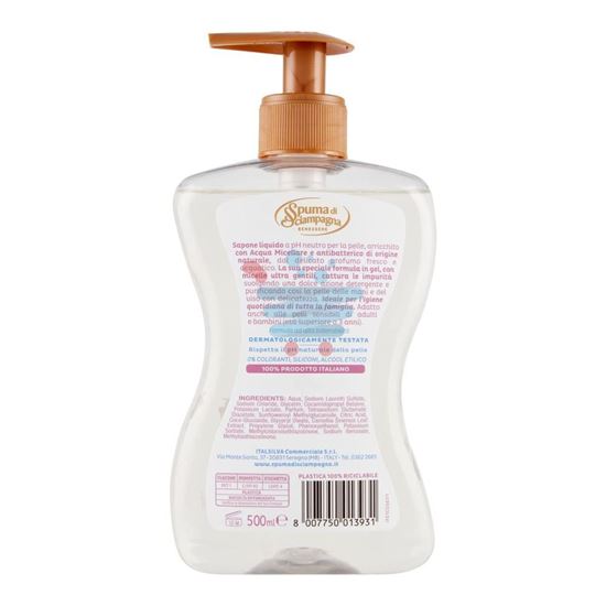 SPUMA DI SCIAMPAGNA SAPONE MANI GEL 500ML