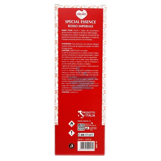 DEALO DIFFUSORE CON BASTONCINI ROSSO IMPERIALE 125ML