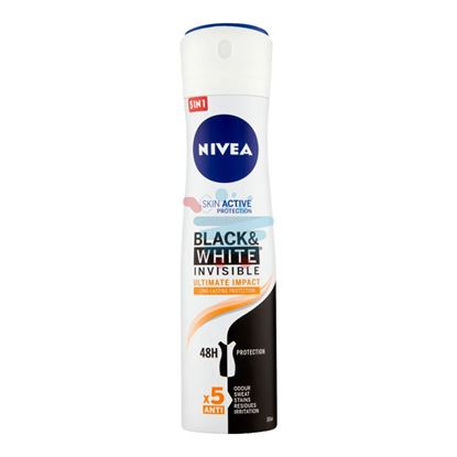 NIVEA DEO SPRAY INVISIBLE B&W ULTIMATE IMPACT 150ML