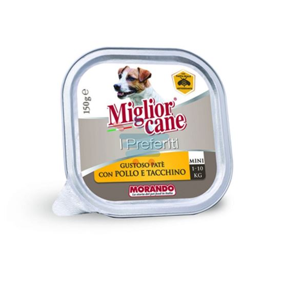 MIGLIOR CANE I PREFERITI VASCHETTA POLLO E TACCHINO 150GR