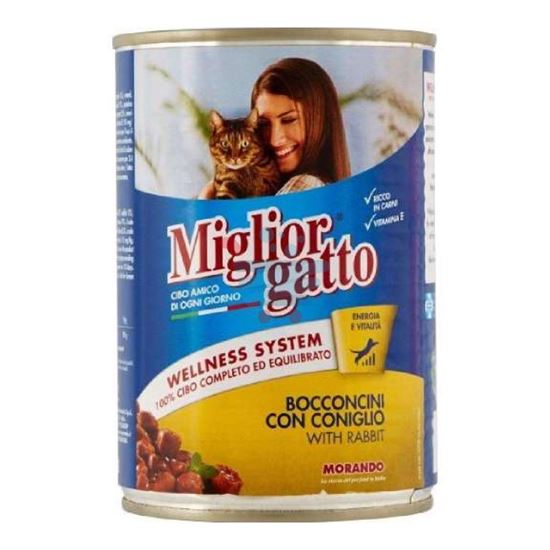 MIGLIOR GATTO BOCCONI CONIGLIO 405GR