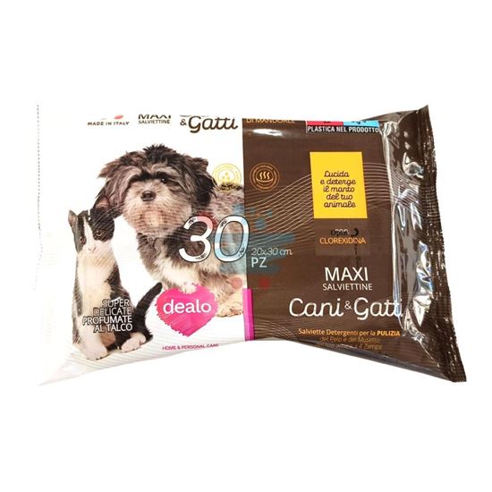 DEALO SALVIETTE CANI&GATTI CUCCIOLI 30PZ