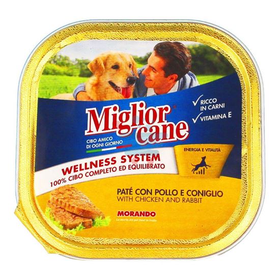 MIGLIOR CANE VASCHETTA CONIGLIO POLLO 300GR