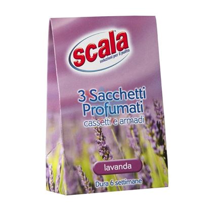 SCALA SACCHETTI DEODORANTE PROFUMATI LAVANDA 3PZ