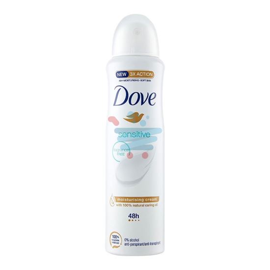 DOVE DEO SPRAY NEW SENSITIVE 150ML