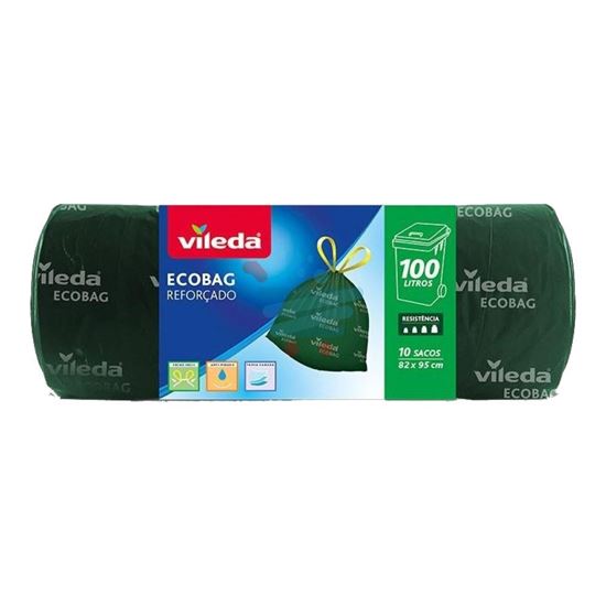 VILEDA SACCHI ECOBAG 100% RICICLATO 100LT 10PZ