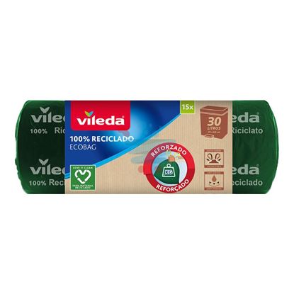 VILEDA SACCHI ECOBAG RECICLATO 30LT 15PZ